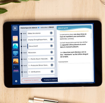 Historique de séance avec My Sonesio